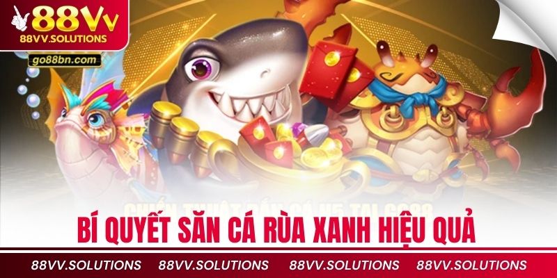 Bí quyết săn cá rùa xanh hiệu quả